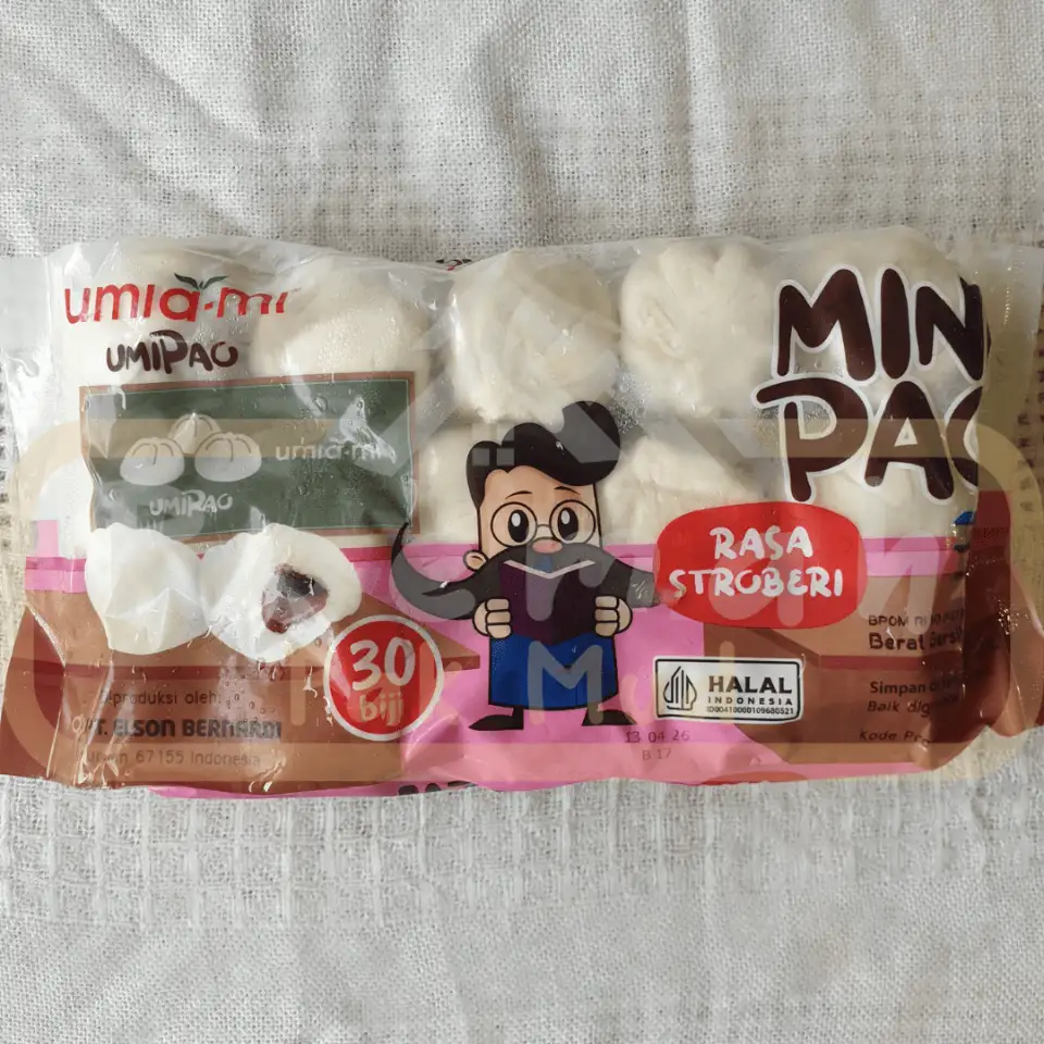 MINIPAO UMIAMI RASA STRAWBERRY ISI 30 465gr 1